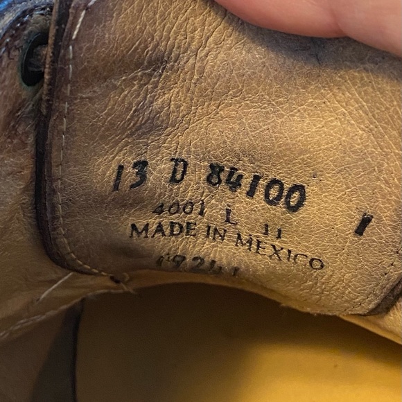 FRYE Men’s Oxford Saddle BROWN 13 D - Picture 9 of 11